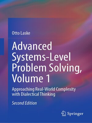 cover image of Advanced Systems-Level Problem Solving, Volume 1